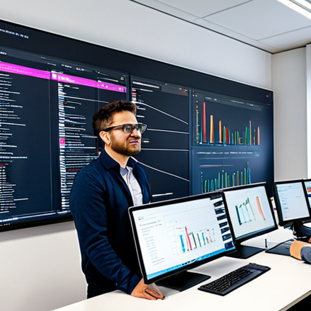 **

A diverse team of software developers collaboratively working on a large screen displaying code related to a serverless application. The setting is a bright, modern office space in Milan, Italy. They are all fully clothed in appropriate attire for a tech company: business casual wear, such as collared shirts, blouses, and slacks. The atmosphere is energetic and focused. In the background, a whiteboard displays diagrams of serverless architecture. Safe for work, appropriate content, fully clothed, professional, perfect anatomy, correct proportions, natural pose, well-formed hands, proper finger count, natural body proportions, high resolution, detailed, professional photography, modest attire.

**